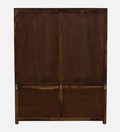 Minimalistic Sheesham Wood Wardrobe 3 Door By Sarve Furniture - Image 7
