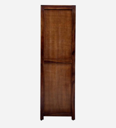 Stylish Bedroom Wardrobe 1 Door with Solid Sheesham Wood Texture - Image 7