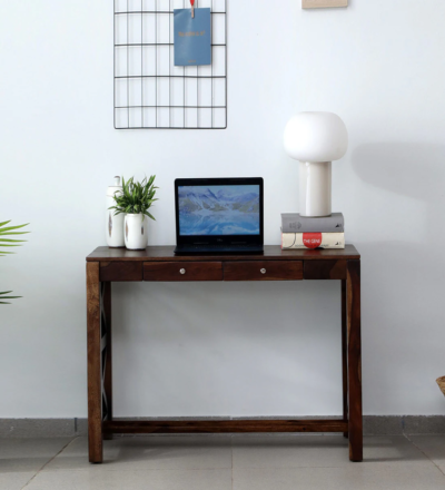 Laptop Compatible Study Table with Drawer and Shelf for Home Learning - Image 2
