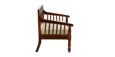 Sumud Sheesham Wood 3 Seater Sofa In Honey Oak Finish By Sarve Furniture - Image 7