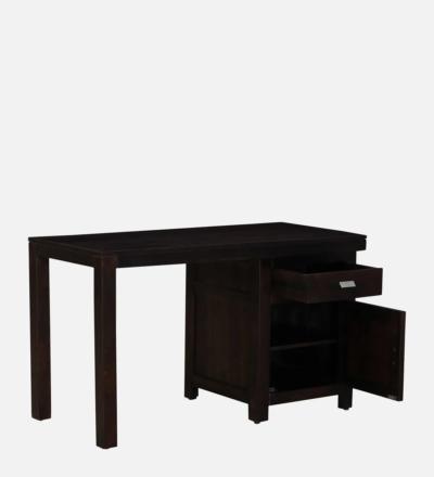 Traditional Wooden Study Desk with Carved Legs and Pull-Out Drawer - Image 7