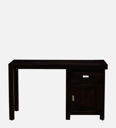 Traditional Wooden Study Desk with Carved Legs and Pull-Out Drawer - Image 6
