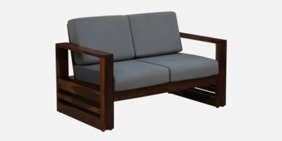 Elegant 2 Seater Sofa Sheesham Wood In Provicinal Teak Finish By Sarve Furniture - Image 5
