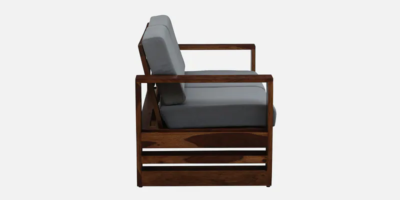 Elegant 2 Seater Sofa Sheesham Wood In Provicinal Teak Finish By Sarve Furniture - Image 6