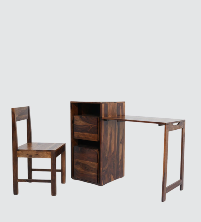 Home Study Table for Adults with Bookshelf, Drawer, and Smooth Finish - Image 9