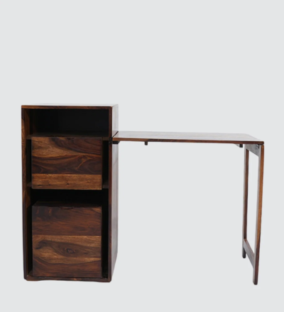 Home Study Table for Adults with Bookshelf, Drawer, and Smooth Finish - Image 10
