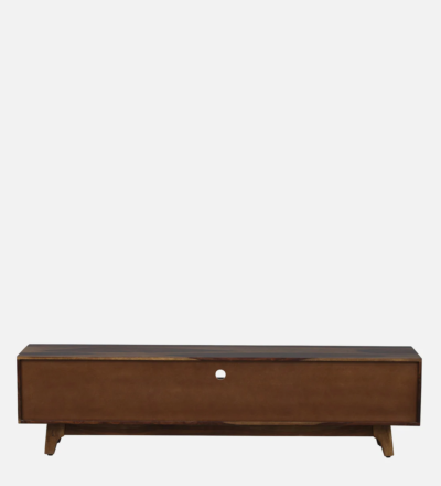 Wooden Frame TV Console with Wide Top and Drawer Storage - Image 6