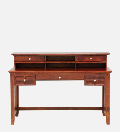 Minimalist Study Table with Drawer and Book Rack for Daily Use - Image 4