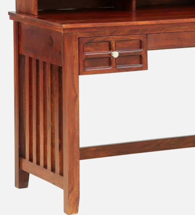 Minimalist Study Table with Drawer and Book Rack for Daily Use - Image 8