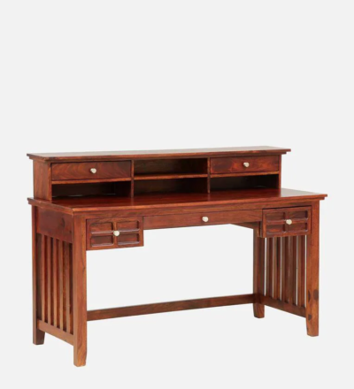 Minimalist Study Table with Drawer and Book Rack for Daily Use - Image 6