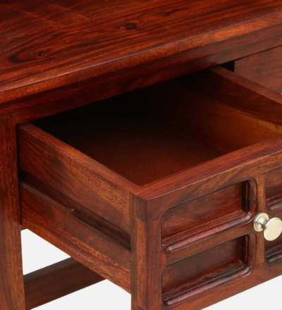 Minimalist Study Table with Drawer and Book Rack for Daily Use - Image 10