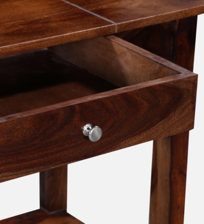 Study Table with Reading Light Slot and Built-In Drawers for Night Study - Image 11