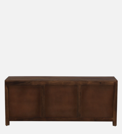 Sturdy Sheesham Entertainment Unit with Wide Surface and Strong Legs - Image 4
