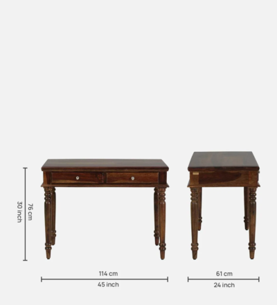 Writing Table for Kids with Storage Bin, Book Shelf and Adjustable Top - Image 3