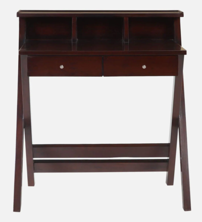 Study Table for Small Bedrooms with Under Shelf and Side Storage Drawers - Image 5
