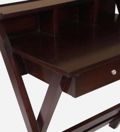 Study Table for Small Bedrooms with Under Shelf and Side Storage Drawers - Image 8