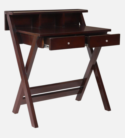 Study Table for Small Bedrooms with Under Shelf and Side Storage Drawers - Image 7