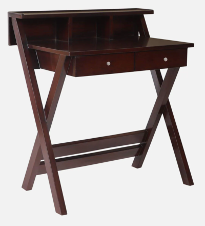 Study Table for Small Bedrooms with Under Shelf and Side Storage Drawers - Image 9