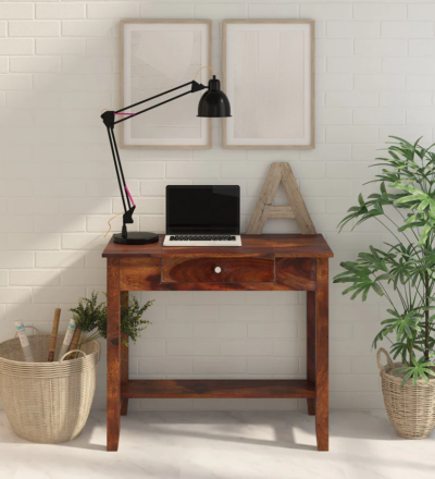 Ergonomic kids study desk with adjustable height and built-in storage space