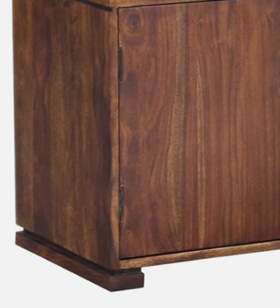 TV Unit with Drawers and Open Rack in Sheesham for Living Room - Image 9