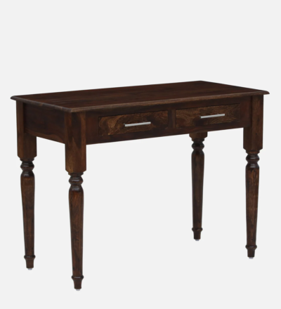 Minimalist Writing Table with Drawer Storage and Durable Wooden Finish - Image 4