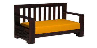 Classic 2 Seater Sofa for Couple Seating with Compact Frame and Cushions - Image 8
