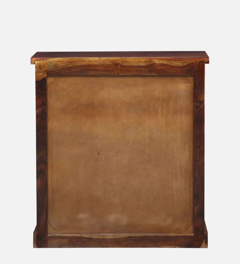 Solid Sheesham Wood Cabinet with Dual Doors and Inner Shelf Storage Online - Image 7