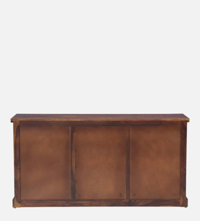 Large Storage Sideboard with Sheesham Wood Structure and Textured Panels - Image 8