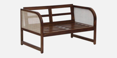 Designer 2 Seater Couch with Clean Lines and Soft Fabric Cushions - Image 8