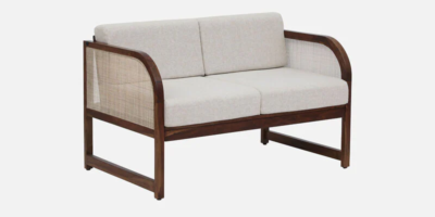Designer 2 Seater Couch with Clean Lines and Soft Fabric Cushions - Image 6