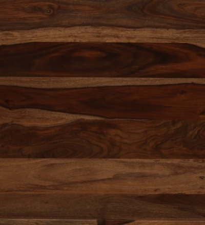 Solid Study Table with Drawer, Open Storage, and Natural Wood Texture - Image 9