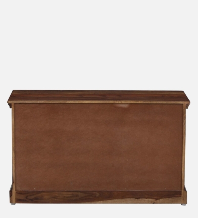 Sheesham Wood TV Console with Drawers and Open Shelf for Living Room - Image 8