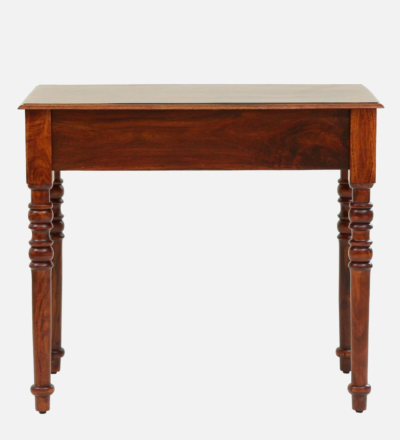 Sheesham Wood Writing Desk Compact with Drawer | Sarve Furniture - Image 7