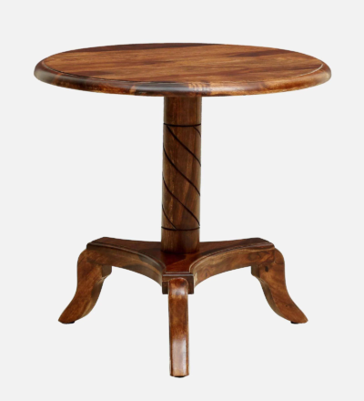 Vintage Round Coffee Table Sheesham Wood by Sarve Funiture Online - Image 4