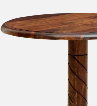 Vintage Round Coffee Table Sheesham Wood by Sarve Funiture Online - Image 7