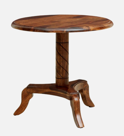 Vintage Round Coffee Table Sheesham Wood by Sarve Funiture Online - Image 5