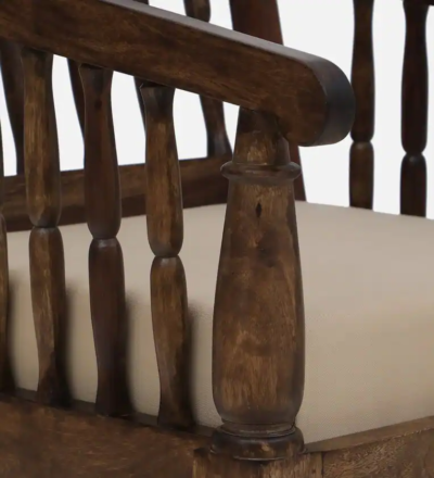Modern Sheesham Wooden Sofa with Detachable Cushions and Strong Frame Support - Image 8