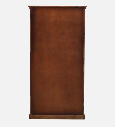 Elegant Sheesham Crockery Unit Online with Glass Doors and Drawer Storage - Image 8