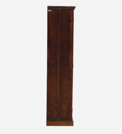 Elegant Sheesham Crockery Unit Online with Glass Doors and Drawer Storage - Image 7