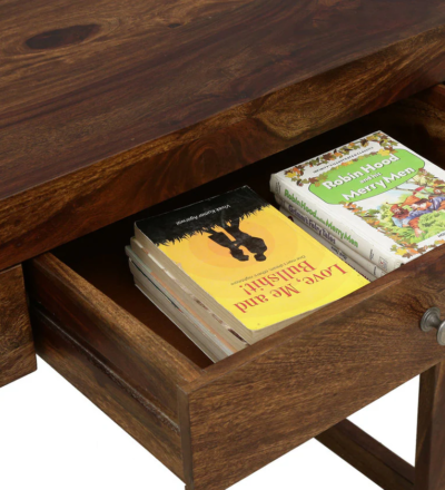 Adjustable Height Study Desk for Kids with Book Rack and Storage - Image 9