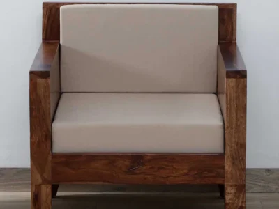 Single seater sofa with armrest for bedroom or balcony comfort