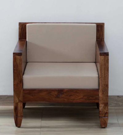 Single seater sofa with armrest for bedroom or balcony comfort