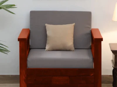Modular Sectional Sofa with Soft Fabric and Durable Wooden Frame
