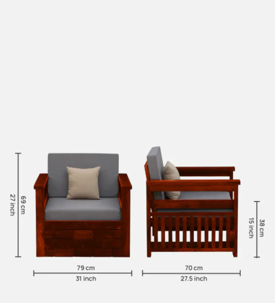 Modular Sectional Sofa with Soft Fabric and Durable Wooden Frame - Image 3