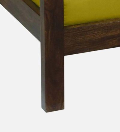 Single Seater Wooden Sofa Chair with Cushion for Living Room Comfort - Image 7