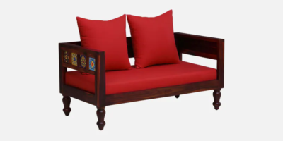 Modern 2 Seater Sofa with Armrests and Deep Cushion Seating Comfort - Image 6
