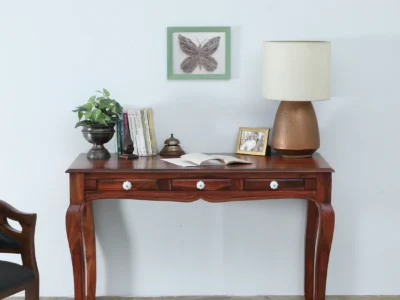 Study table with shelf and drawer storage for adults and students