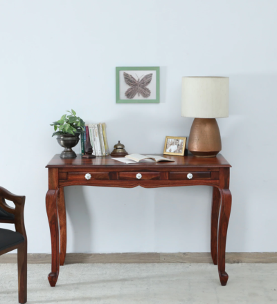 Study table with shelf and drawer storage for adults and students