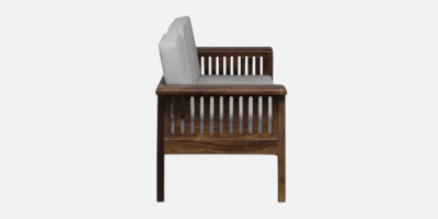 Royal Three Seater Sofa with Velvet Finish and Broad Seat Design - Image 5