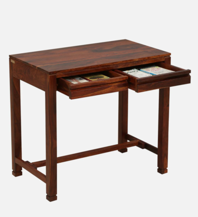 Engineered Study Desk with Sliding Drawer and Rack for Student Bedroom - Image 5